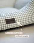 Cama para perros Vichy rosa