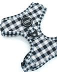 Arnés para perros Vichy negro
