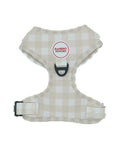 Arnés para perros Vichy beige