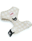 Arnés para perros Vichy beige