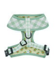 Arnés reversible para perros Vichy Avocado
