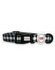 Collar para perros Vichy negro