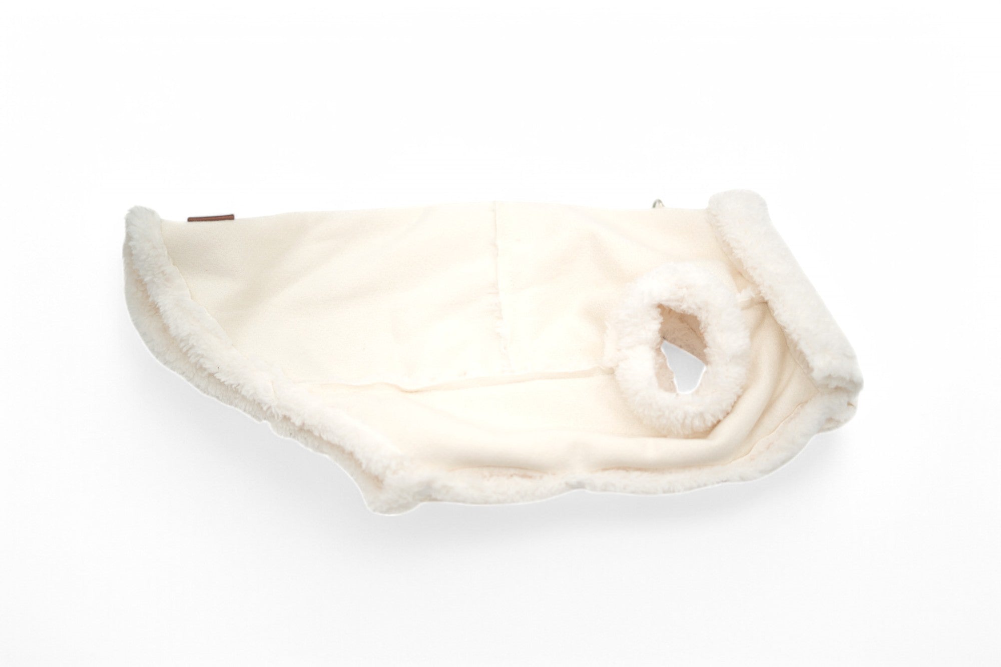Abrigo para perros borreguito beige