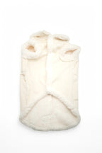 Abrigo para perros borreguito beige