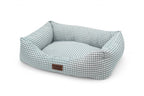 Cama para perros Vichy turquesa