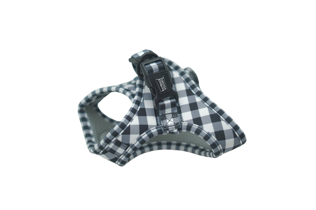 Arnés body Vichy negro