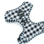 Arnés para perros Vichy negro