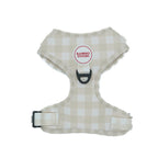 Arnés para perros Vichy beige