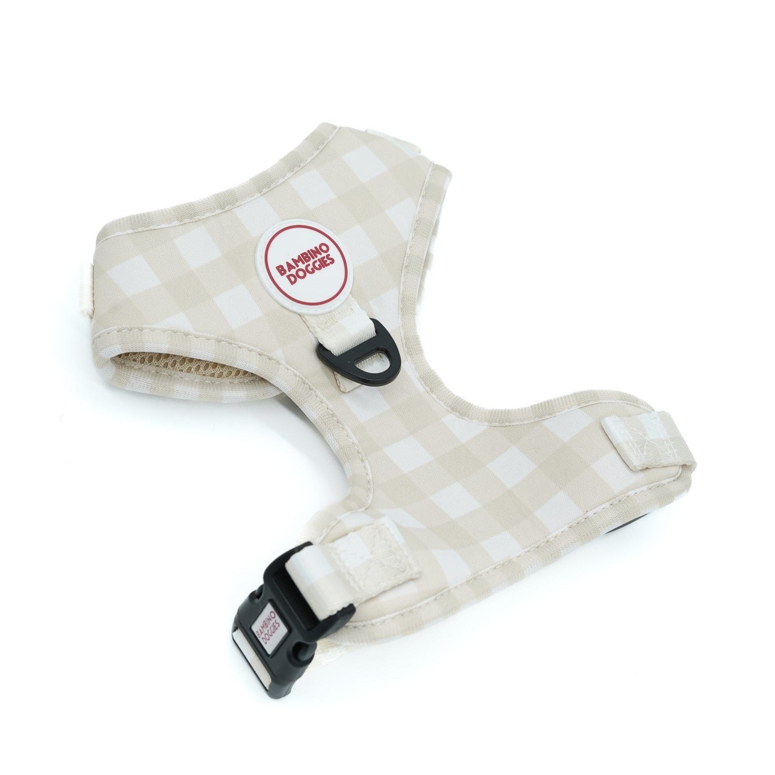 Arnés para perros Vichy beige