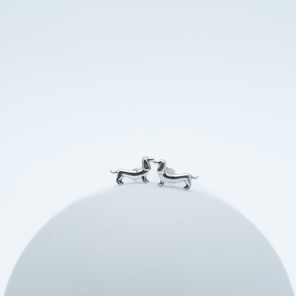 Pendientes Teckel Plata de Ley 925