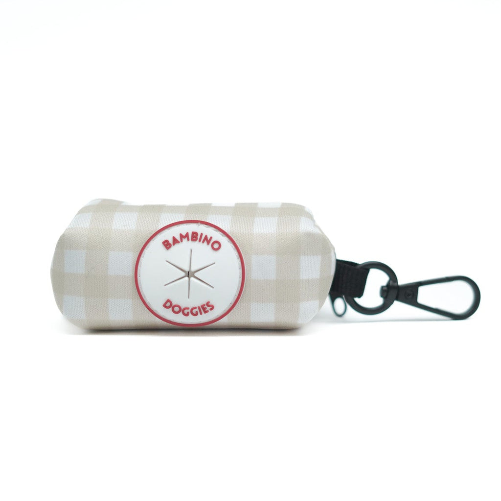 Portabolsas higiénica Vichy beige