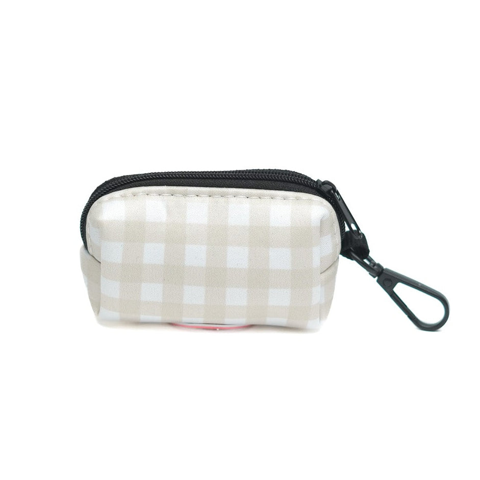 Portabolsas higiénica Vichy beige