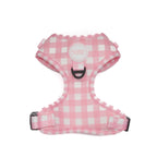 Arnés ajustable para perros Vichy rosa