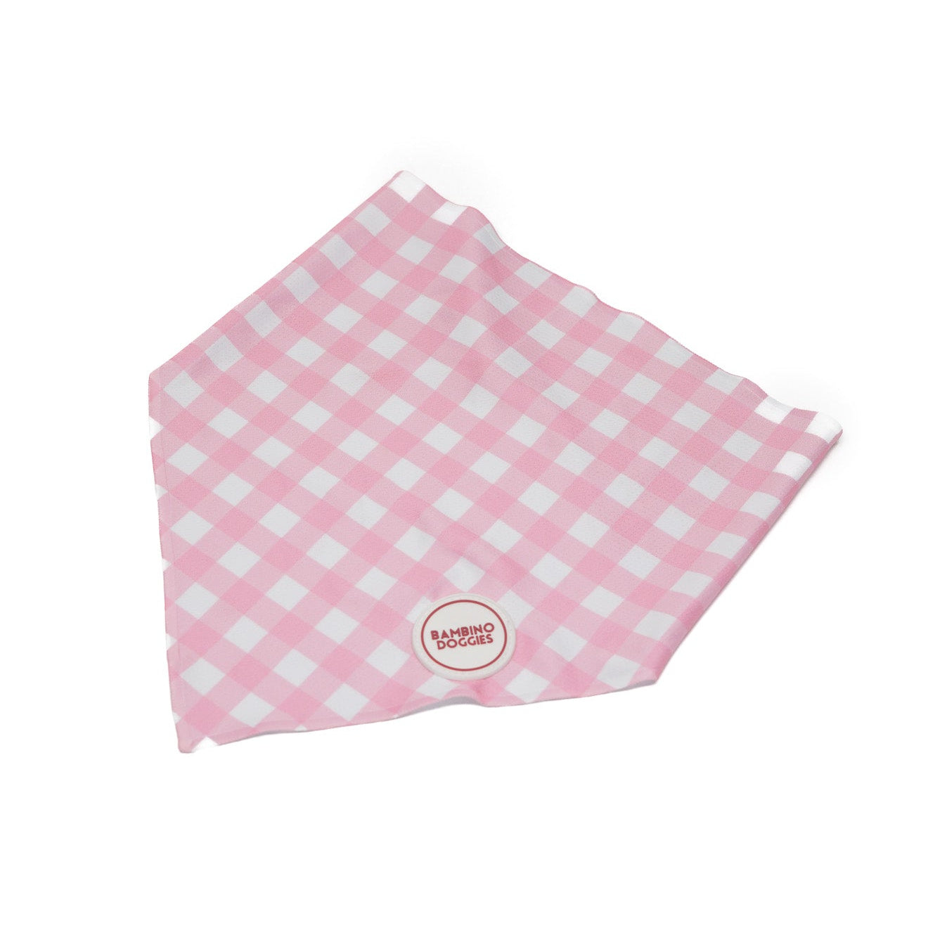 Bandana para perros Vichy rosa