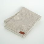 Manta para perros Vichy beige