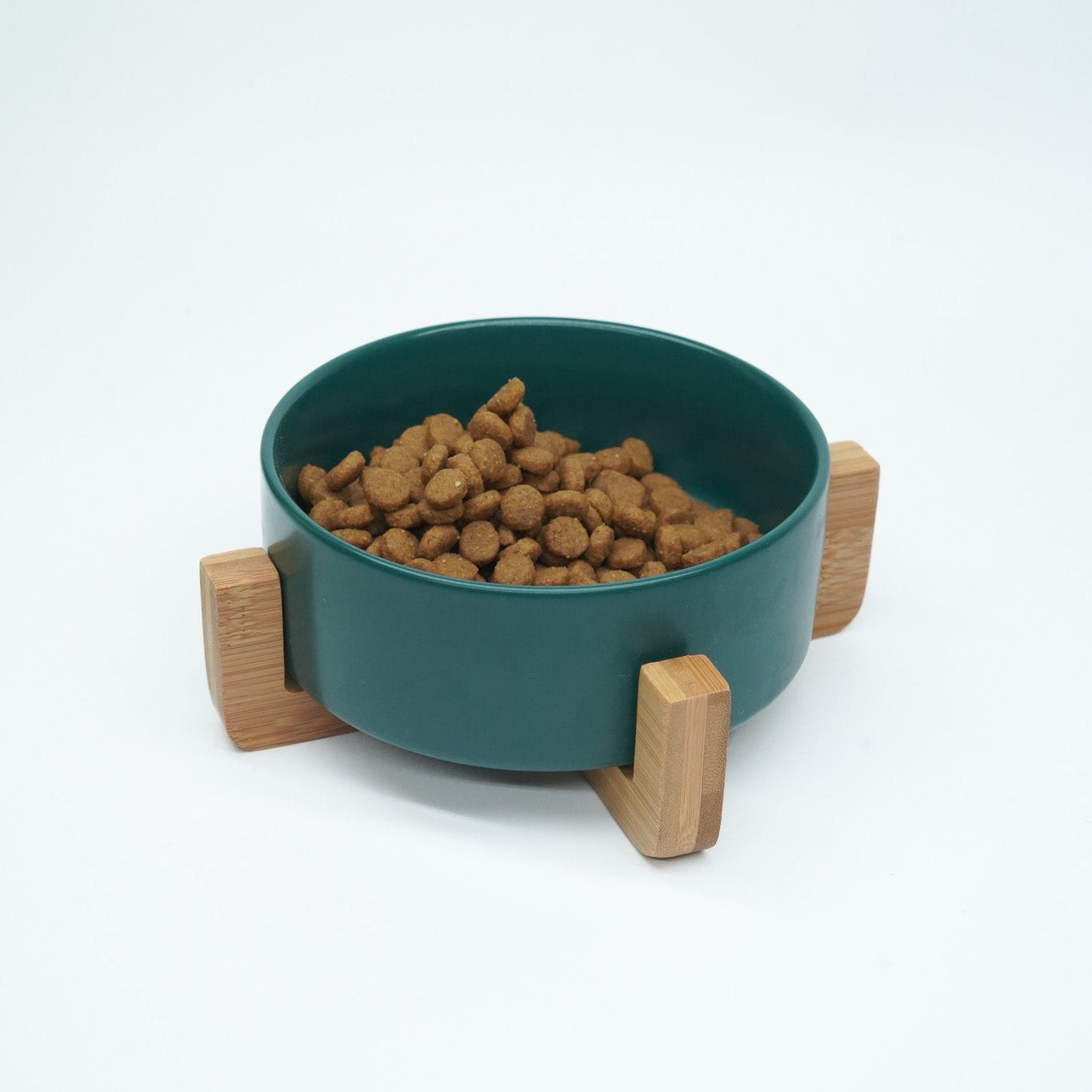 Comedero para perros verde