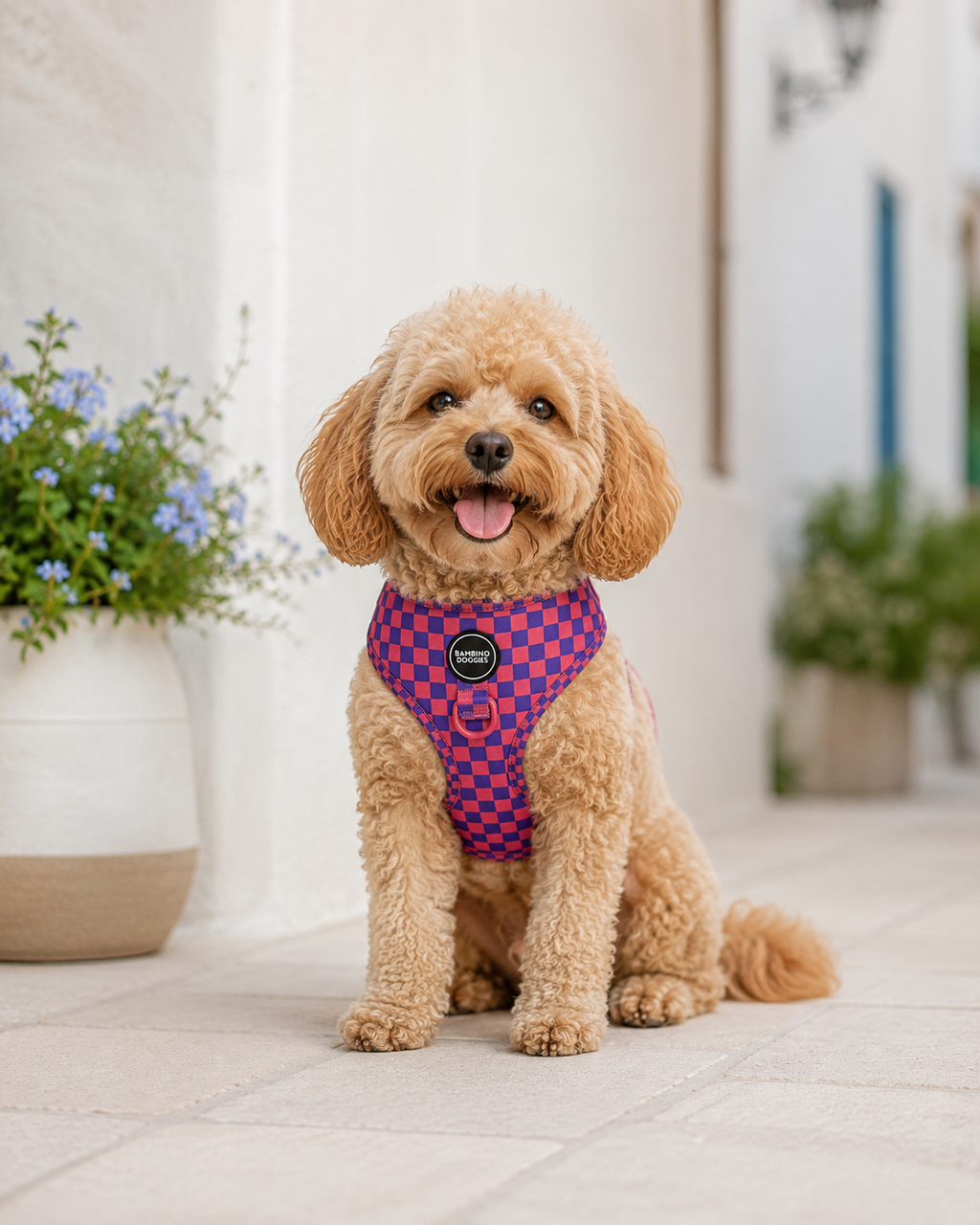 Arnés ajustable para perros Purple